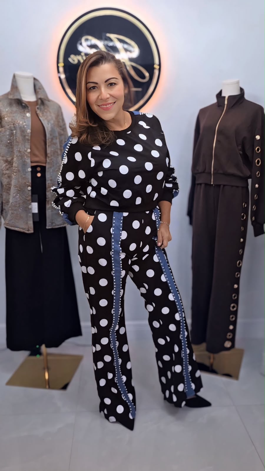 Set Polka dot