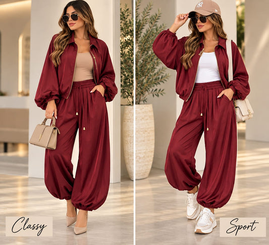 Set Burgundy Bomber