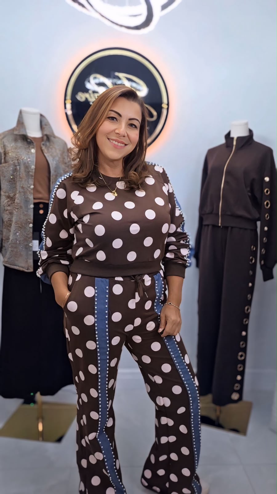 Set Polka dot