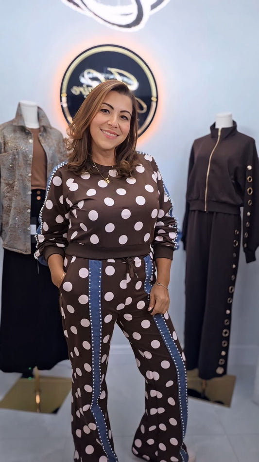 Set Polka dot